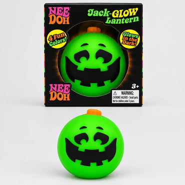 Schylling Nee-Doh 2026 GITD Glow-in-the-Dark Jack Glow Lantern (Green) (ONLINE ORDER ONLY)
