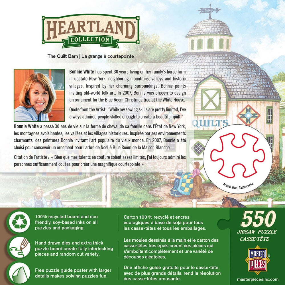 Heartland - The Quilt Barn 550 Piece Jigsaw Puzzle (ONLINE ORDER ONLY)
