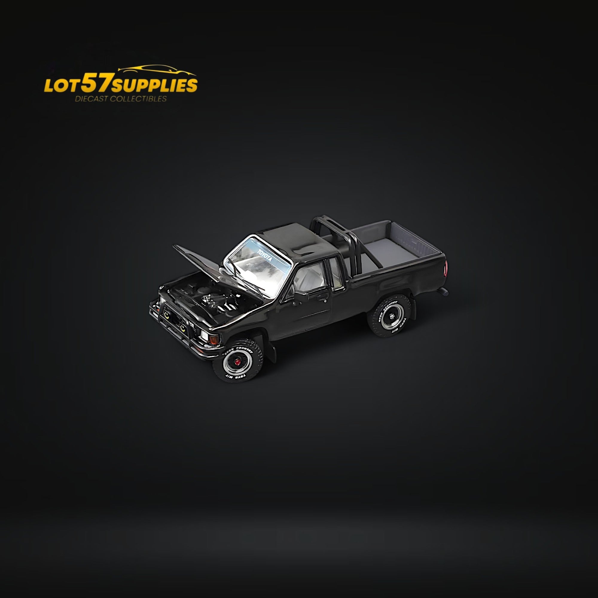 (Pre-Order) GCD Toyota Hilux SR5 in Black 1:64 KS-062-514 (ONLINE ORDER ONLY)