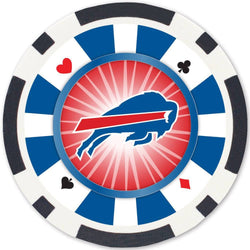 Buffalo Bills 100 Piece Poker Chips (ONLINE ORDER ONLY)