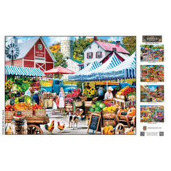 Farmer's Market - Old Mill Farm Stand 750 Piece Jigsaw Puzzle (ONLINE ORDER ONLY)