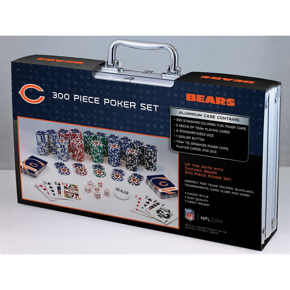Chicago Bears 300 Piece Poker Set (ONLINE ORDER ONLY)