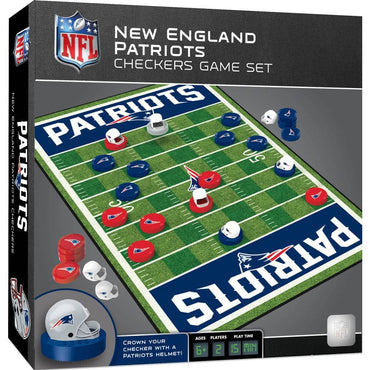 New England Patriots Checkers Board Game