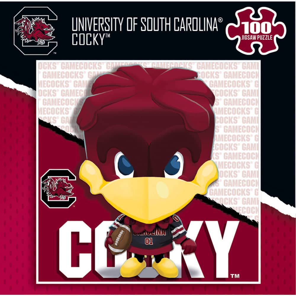 South Carolina Gamecocks - NCAA Mascot 100 Piece Jigsaw Puzzle (ONLINE ORDER ONLY)