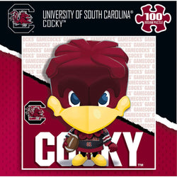 South Carolina Gamecocks - NCAA Mascot 100 Piece Jigsaw Puzzle (ONLINE ORDER ONLY)