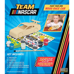 NASCAR - Wood Race Car Craft Set (ONLINE ORDER ONLY)