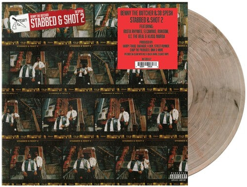 Stabbed & Shot 2 (Clear with Black/Red Swirl) [Vinyl]