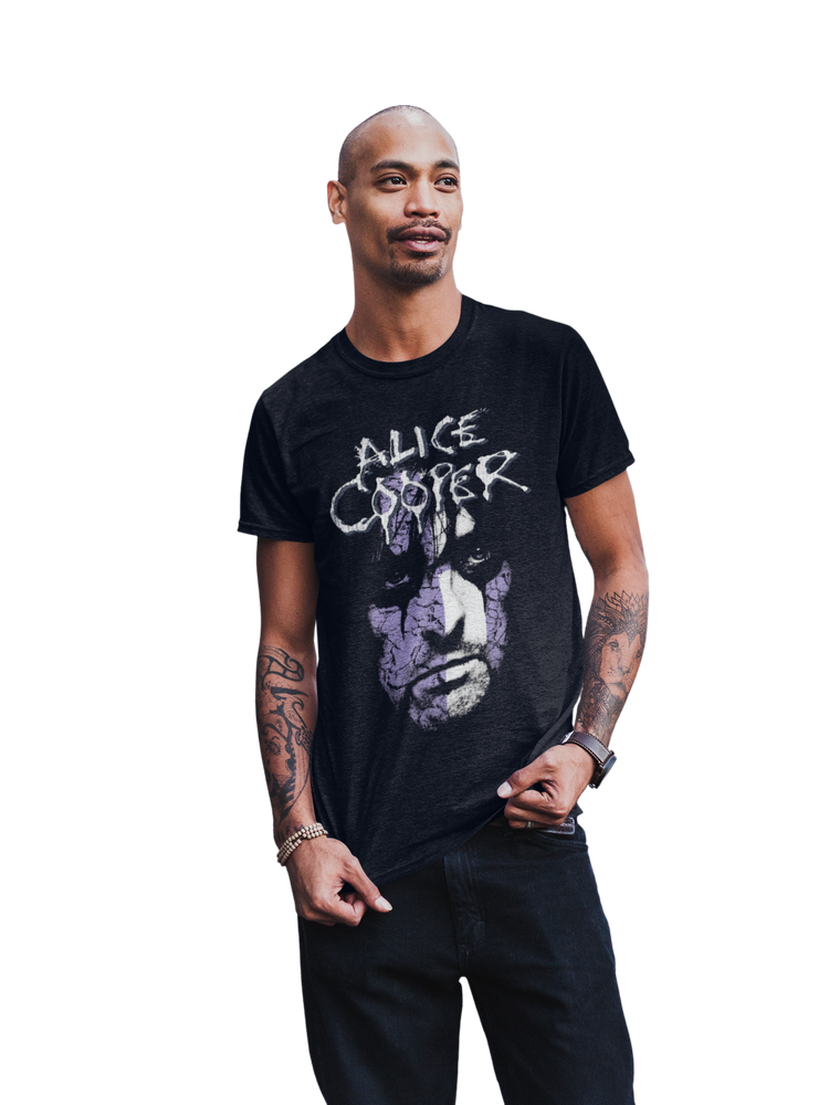 Alice Cooper - Early 2000s Vintage Jumbo Print T-Shirt [] (ONLINE ORDER ONLY)