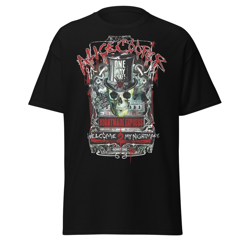 Alice Cooper Nightmare Express Jumbo Print T-Shirt [] (ONLINE ORDER ONLY)
