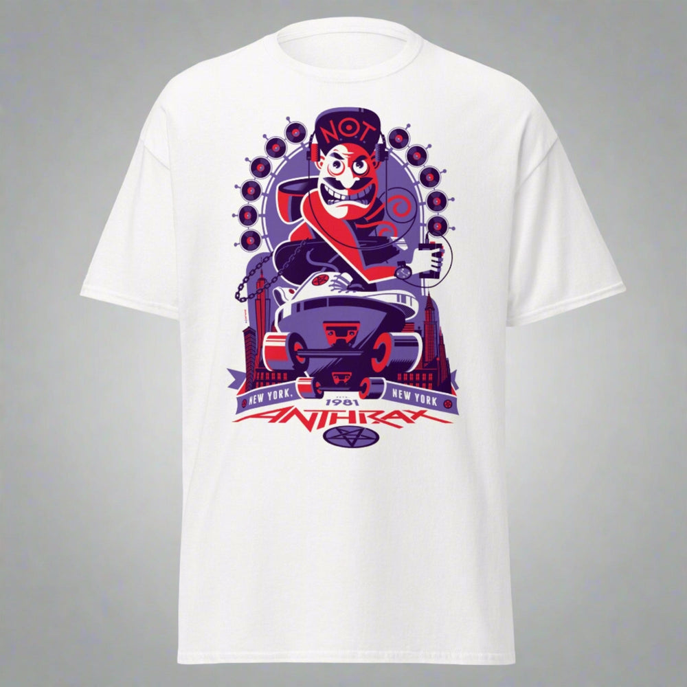 Anthrax - New York 81 Tour Jumbo Print T-Shirt [Apparel] (ONLINE ORDER ONLY)
