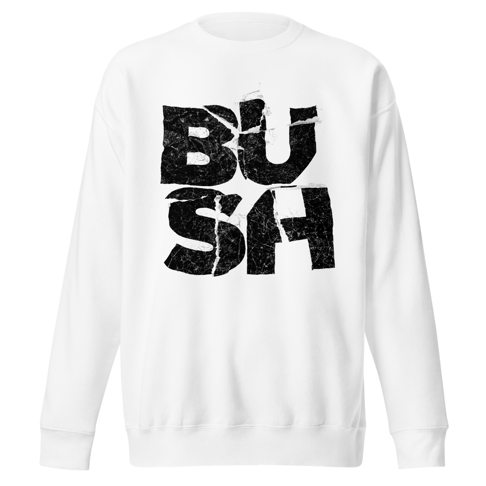 Bush Stacked Logo Jumbo Print Sweatshirt [] (ONLINE ORDER ONLY)