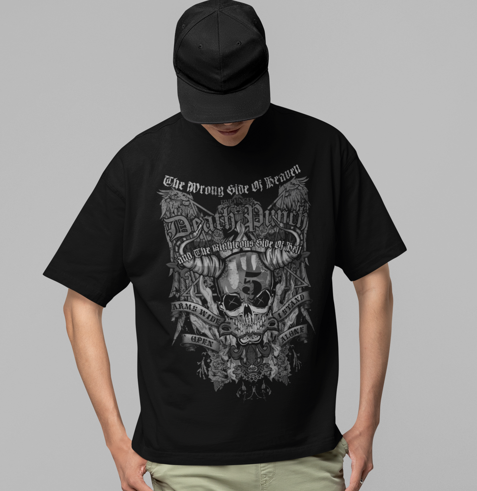 Five Finger Death Punch - Righteous Side of Evil Jumbo Print T-Shirt [] (ONLINE ORDER ONLY)