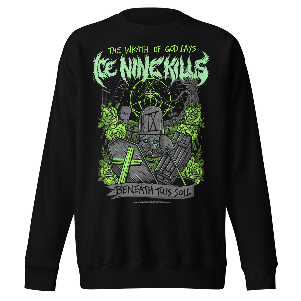 Ice Nine Kills Green Wrath Jumbo Print Sweatshirt [] (ONLINE ORDER ONLY)