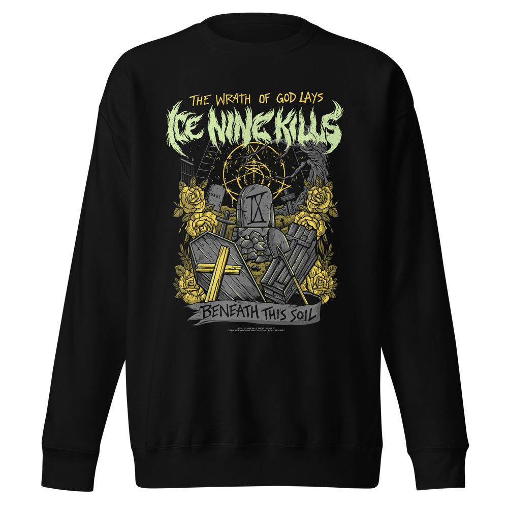 Ice Nine Kills Yellow Wrath Jumbo Print Sweatshirt [] (ONLINE ORDER ONLY)
