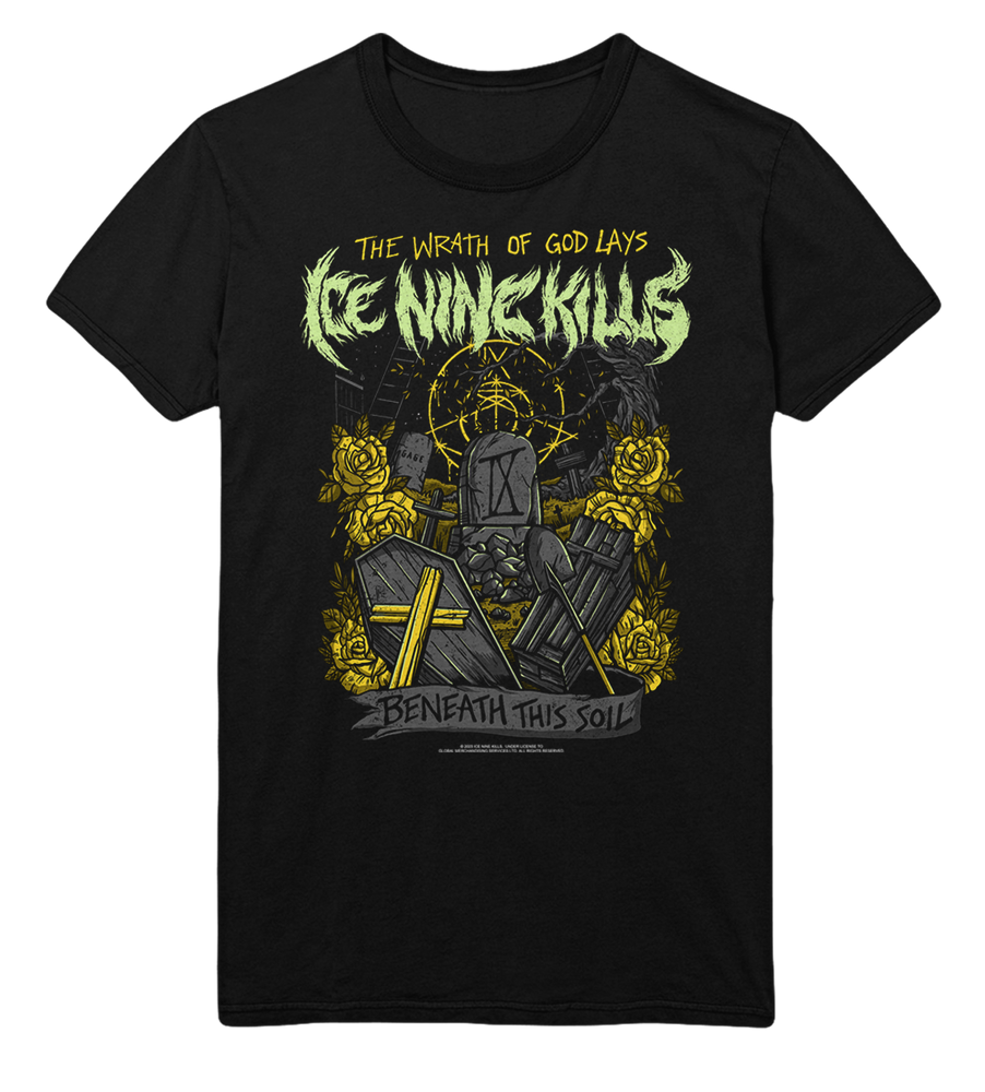 Ice Nine Kills Yellow Wrath Jumbo Print T-Shirt [] (ONLINE ORDER ONLY)