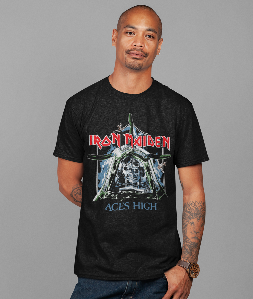Iron Maiden - Aces High Jumbo Print T-Shirt [] (ONLINE ORDER ONLY)
