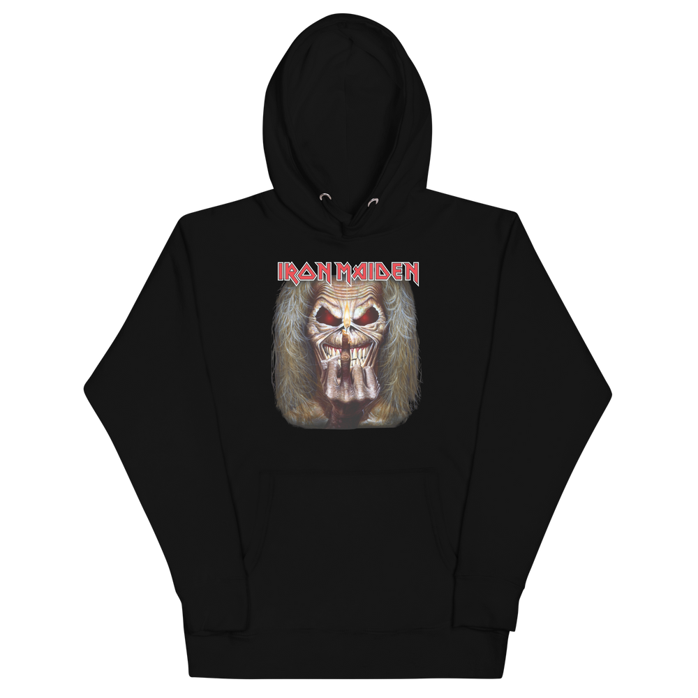 Iron Maiden Candle Finger Classic Hoodie [Apparel] (ONLINE ORDER ONLY)