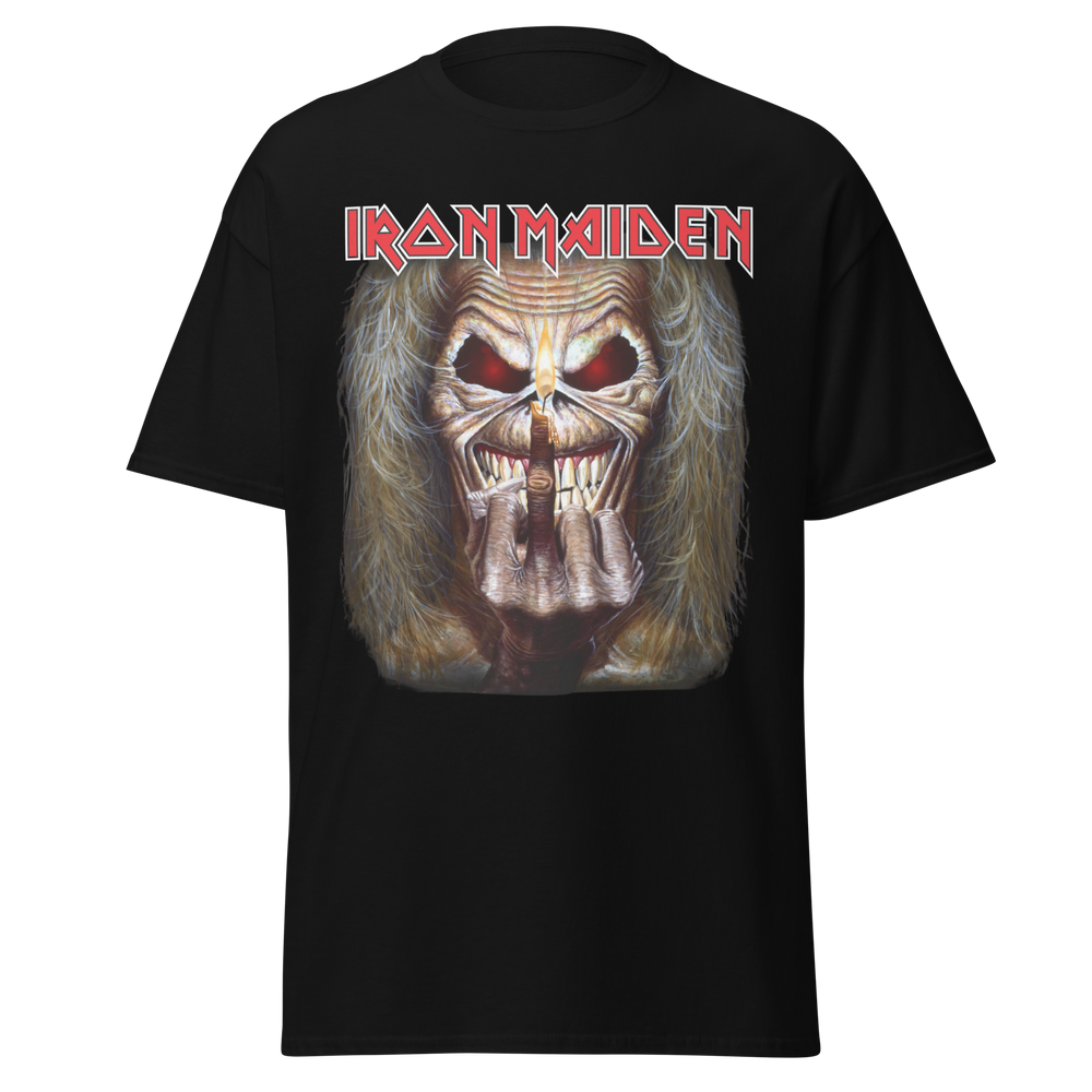 Iron Maiden Candle Finger Jumbo Print T-Shirt [] (ONLINE ORDER ONLY)