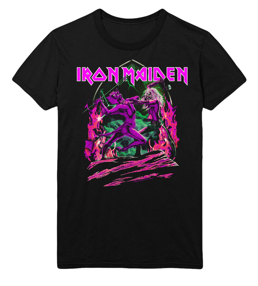 Iron Maiden Devil's Fight Jumbo Print T-Shirt [] (ONLINE ORDER ONLY)