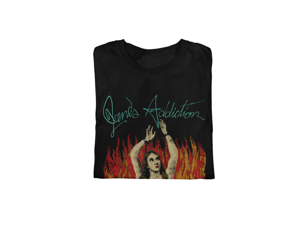 Jane's Addiction - Flames Jumbo Print T-Shirt [] (ONLINE ORDER ONLY)