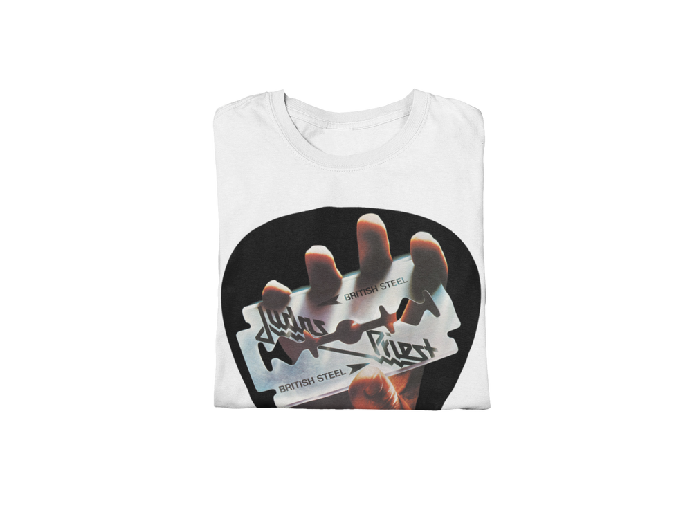 Judas Priest - British Steel Jumbo Print T-Shirt [Apparel] (ONLINE ORDER ONLY)