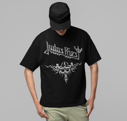 Judas Priest - Liquid Metal Logo Jumbo Print T-Shirt [] (ONLINE ORDER ONLY)