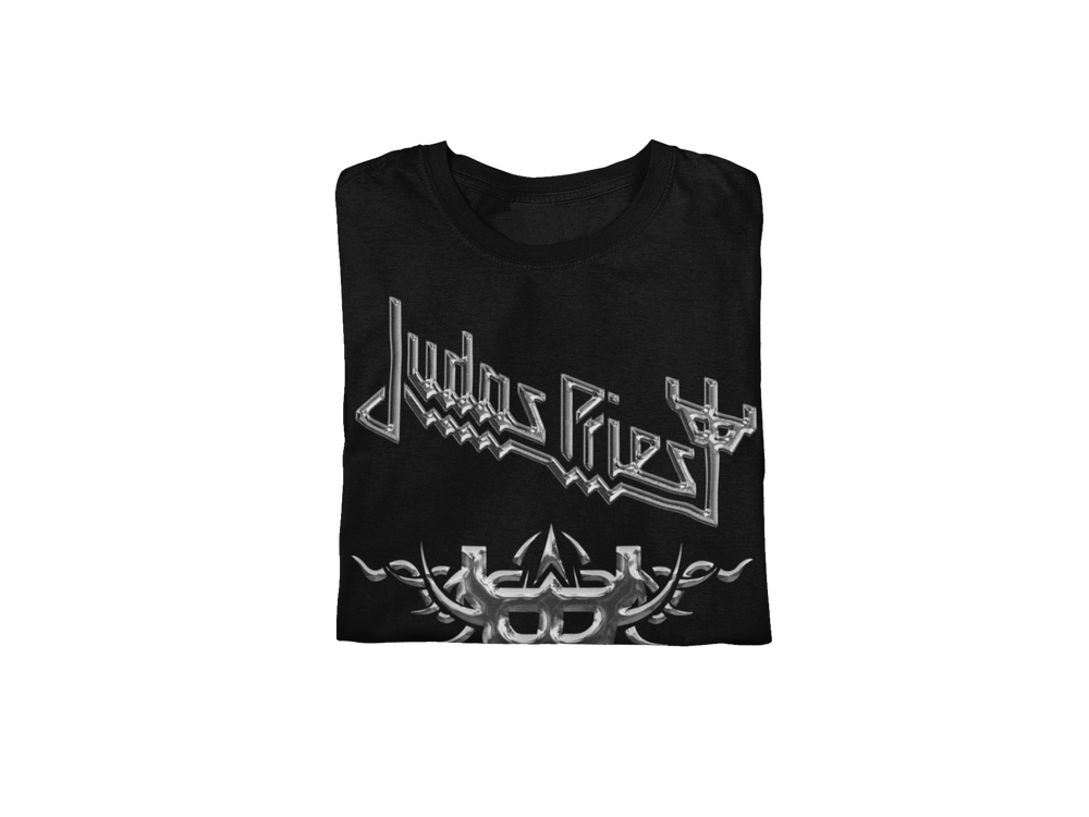 Judas Priest - Liquid Metal Logo Jumbo Print T-Shirt [] (ONLINE ORDER ONLY)