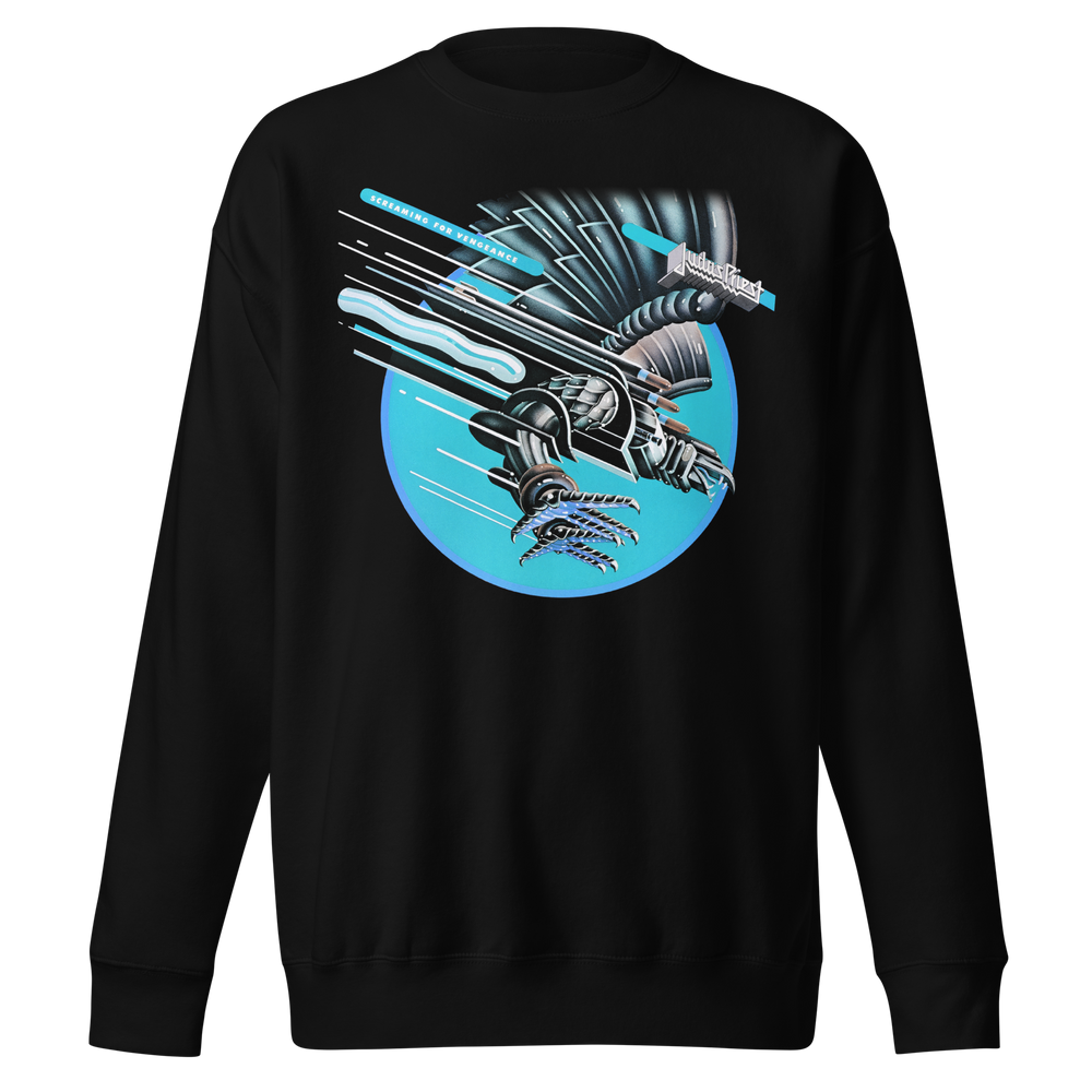 Judas Priest Neon Screaming Jumbo Print Sweatshirt [] (ONLINE ORDER ONLY)