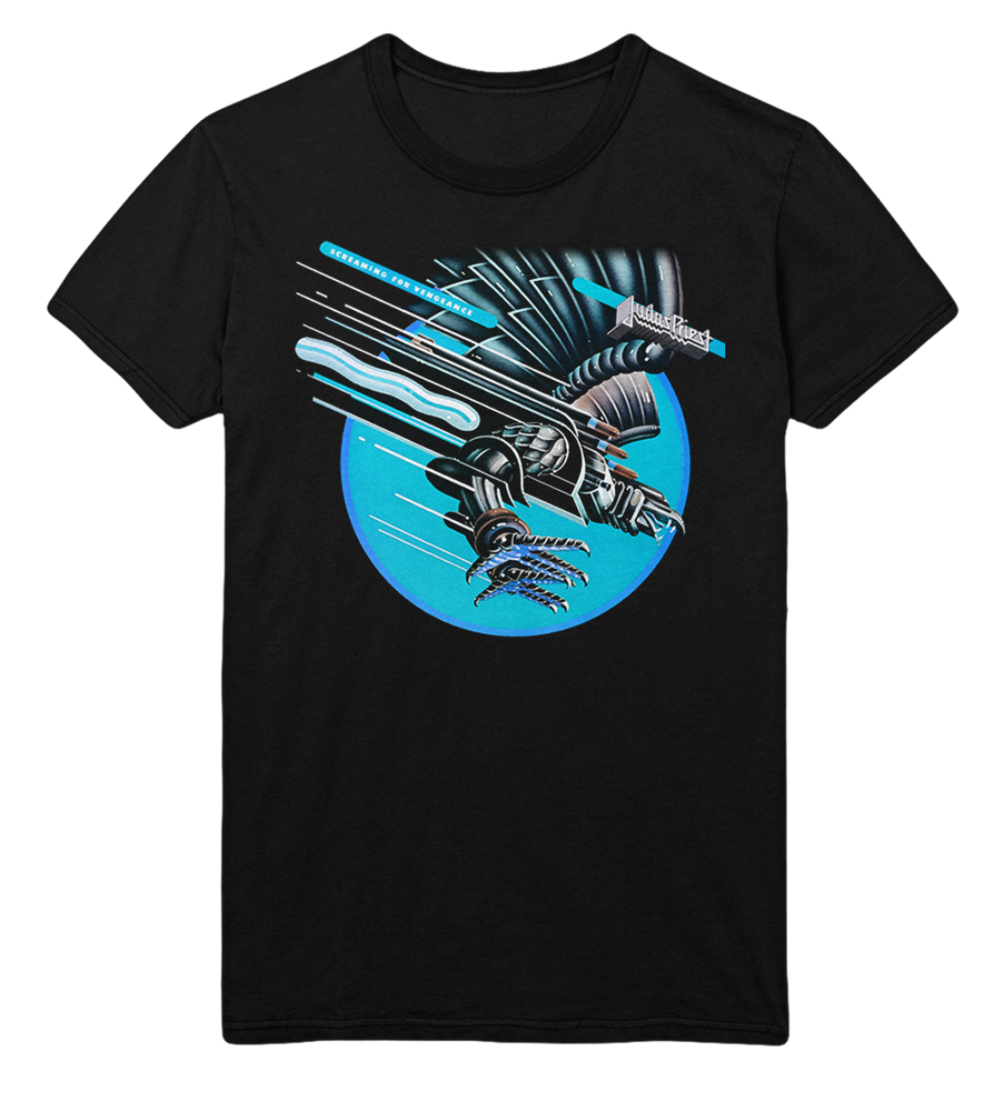 Judas Priest Neon Screaming Jumbo Print T-Shirt [] (ONLINE ORDER ONLY)