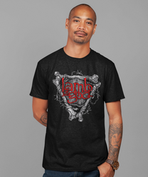 Lamb Of God - Bones Jumbo Print T-Shirt [] (ONLINE ORDER ONLY)