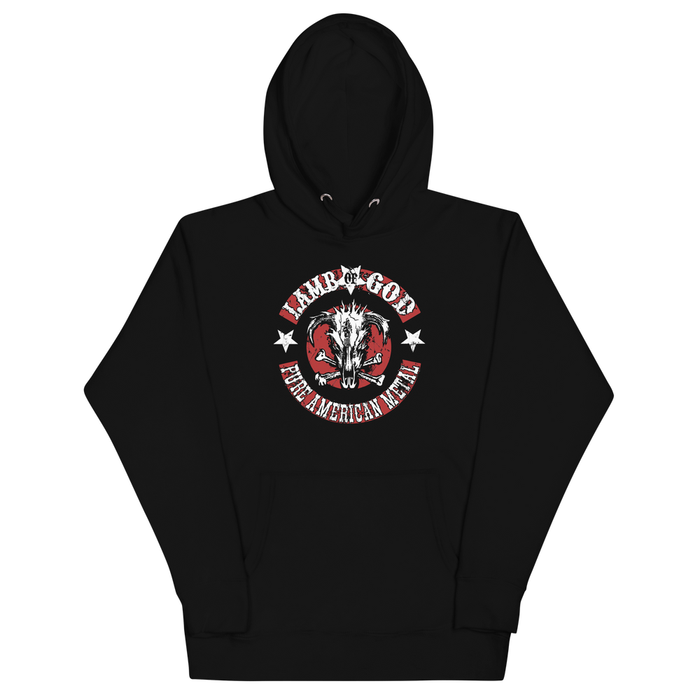Lamb of God Pure American Metal Classic Hoodie [Apparel] (ONLINE ORDER ONLY)