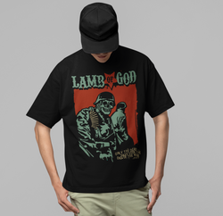Lamb Of God - Skeleton Army Plato Quote Jumbo Print T-Shirt [] (ONLINE ORDER ONLY)