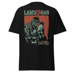 Lamb Of God - Skeleton Army Plato Quote Jumbo Print T-Shirt [] (ONLINE ORDER ONLY)