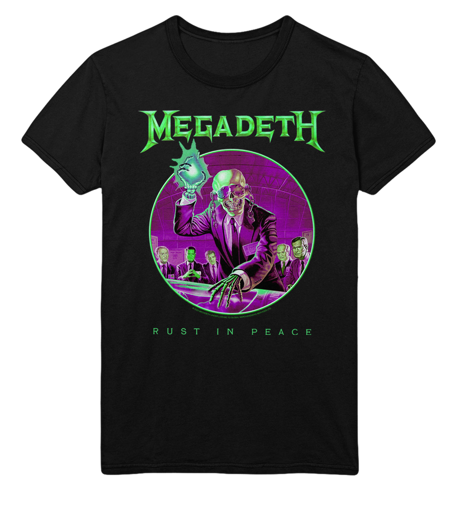 Megadeth Green Rust Jumbo Print T-Shirt [] (ONLINE ORDER ONLY)