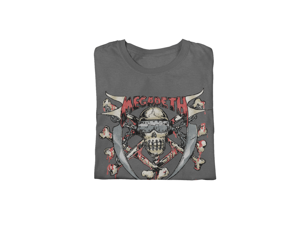 MegaDeth - Hand Painted Vic Jumbo Print T-Shirt [Apparel] (ONLINE ORDER ONLY)