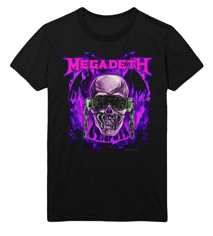 Megadeth Purple Nuclear Jumbo Print T-Shirt [] (ONLINE ORDER ONLY)