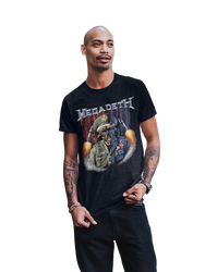 MegaDeth - Rattlehead Vic Jumbo Print T-Shirt [] (ONLINE ORDER ONLY)