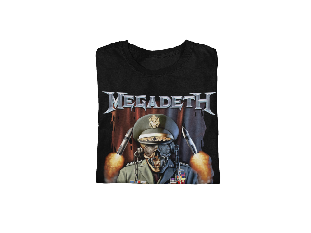 MegaDeth - Rattlehead Vic Jumbo Print T-Shirt [] (ONLINE ORDER ONLY)