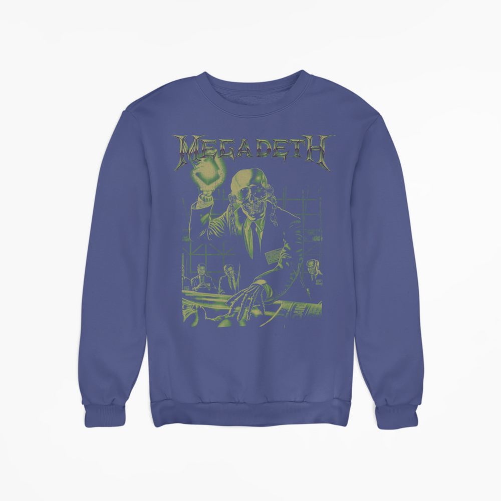 MegaDeth - See No Evil Jumbo Print Sweatshirt [] (ONLINE ORDER ONLY)