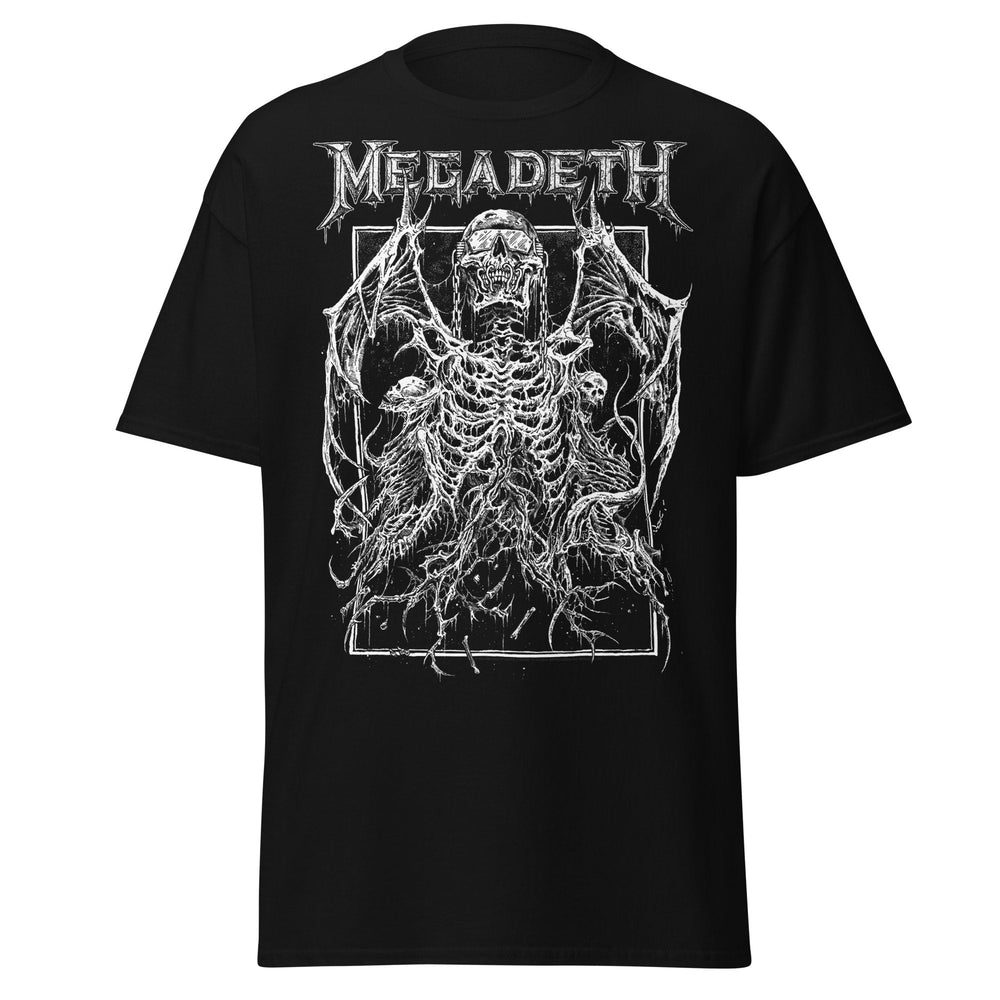 Megadeth Skeleton Wings Jumbo Print T-shirt [] (ONLINE ORDER ONLY)