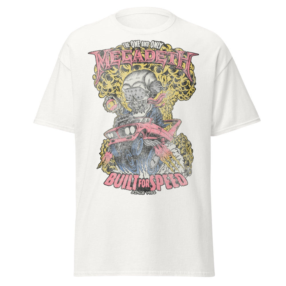 MegaDeth - Vintage Built for Speed Jumbo Print T-Shirt [Apparel] (ONLINE ORDER ONLY)