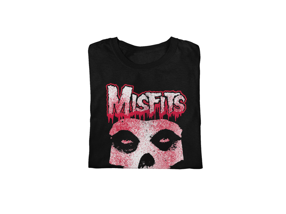 Misfits Tagged Skull Jumbo Print T-shirt [] (ONLINE ORDER ONLY)