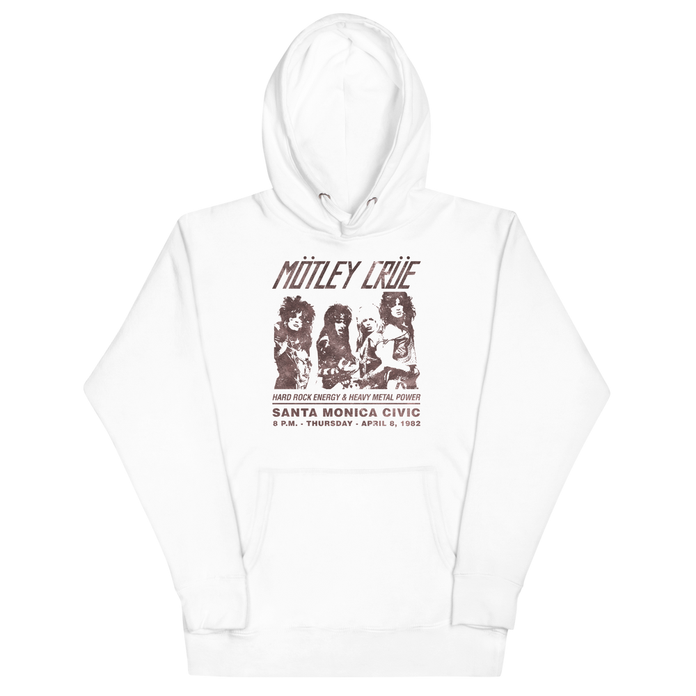 Motley Crue '82 Santa Monica Classic Hoodie [Apparel] (ONLINE ORDER ONLY)