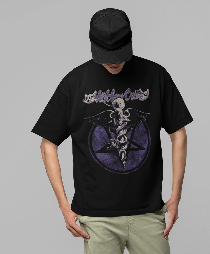 Motley Crue Dark Doctor Jumbo Print T-shirt [] (ONLINE ORDER ONLY)