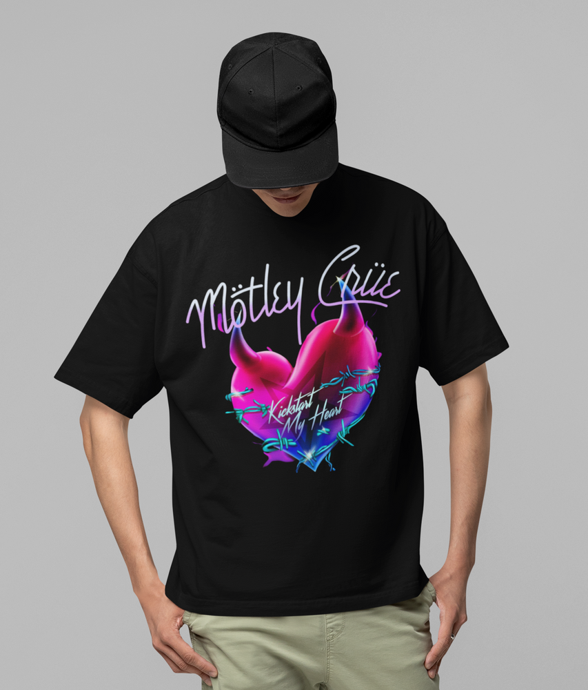 Motley Crue Kickstart Jumbo Print T-shirt [] (ONLINE ORDER ONLY)