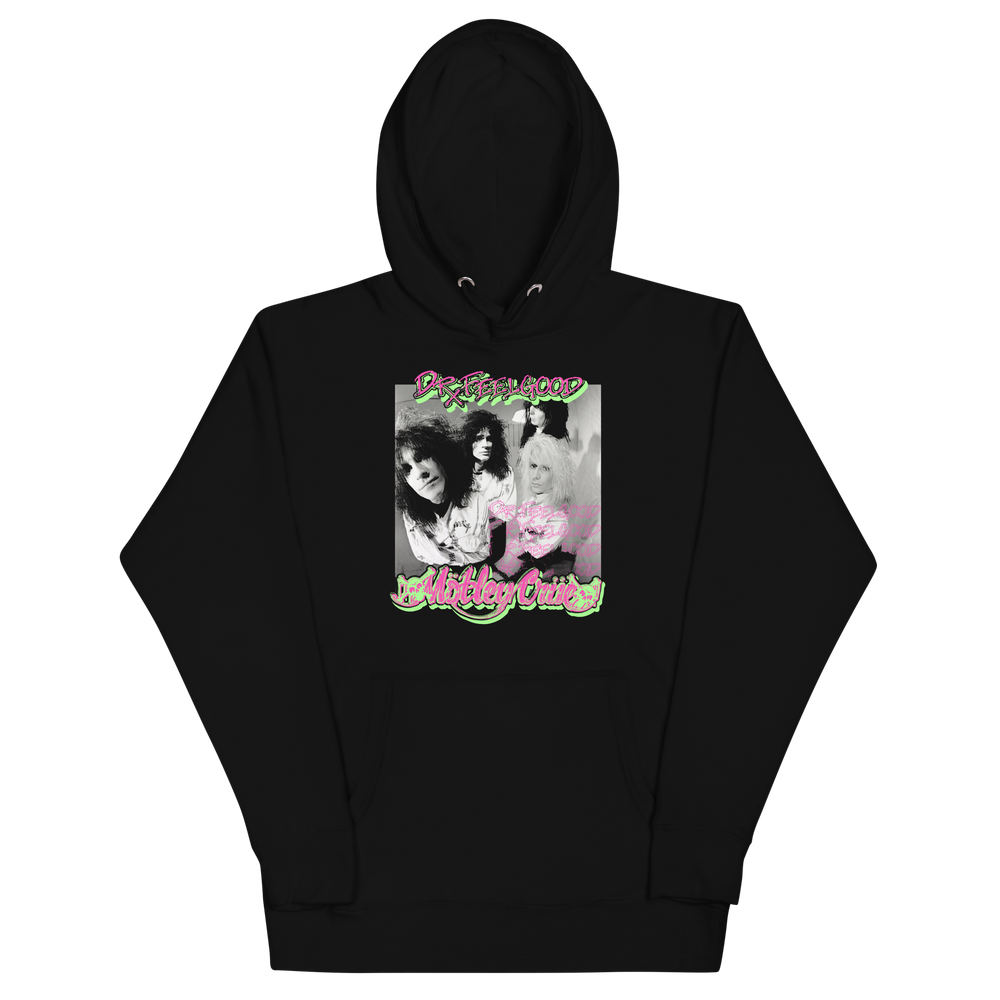 Motley Crue Neon Trip Dr. Feelgood Classic Hoodie [] (ONLINE ORDER ONLY)
