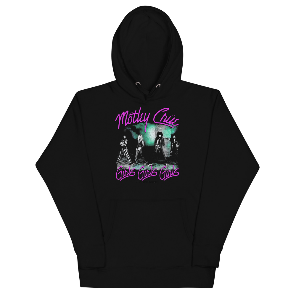 Motley Crue Pink Girls Classic Hoodie [] (ONLINE ORDER ONLY)