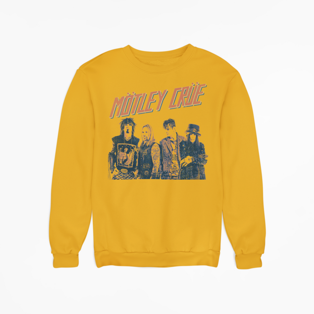 Motley Crue - Retro Boomin Jumbo Print Sweatshirt [] (ONLINE ORDER ONLY)
