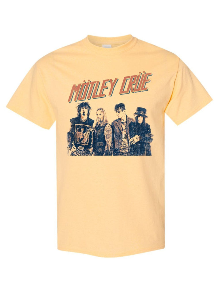 Motley Crue - Retro Boomin Jumbo Print T-Shirt [Apparel] (ONLINE ORDER ONLY)