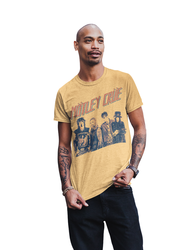 Motley Crue - Retro Boomin Jumbo Print T-Shirt [Apparel] (ONLINE ORDER ONLY)